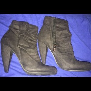 Black Heeled Booties